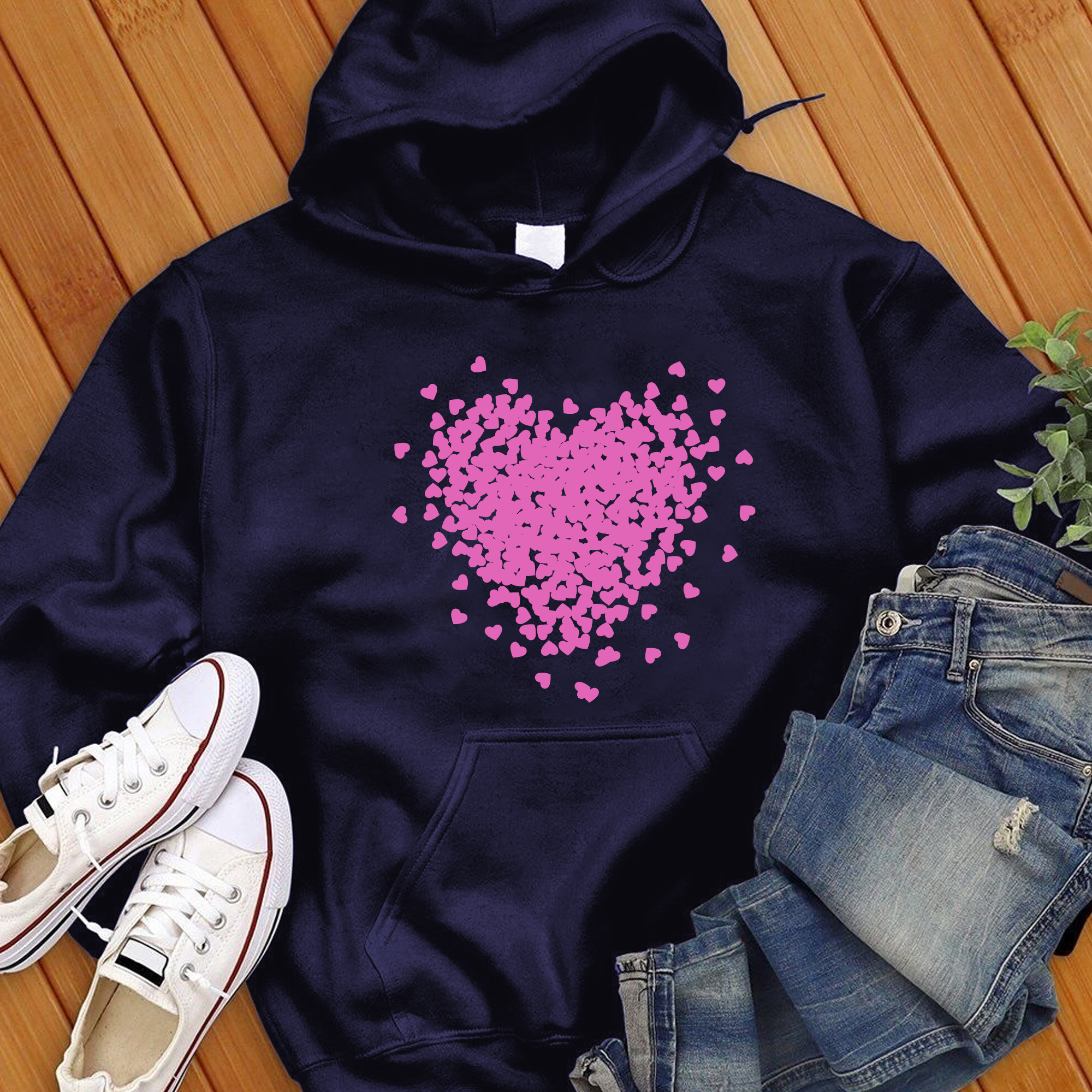 Heart Splatter Hoodie