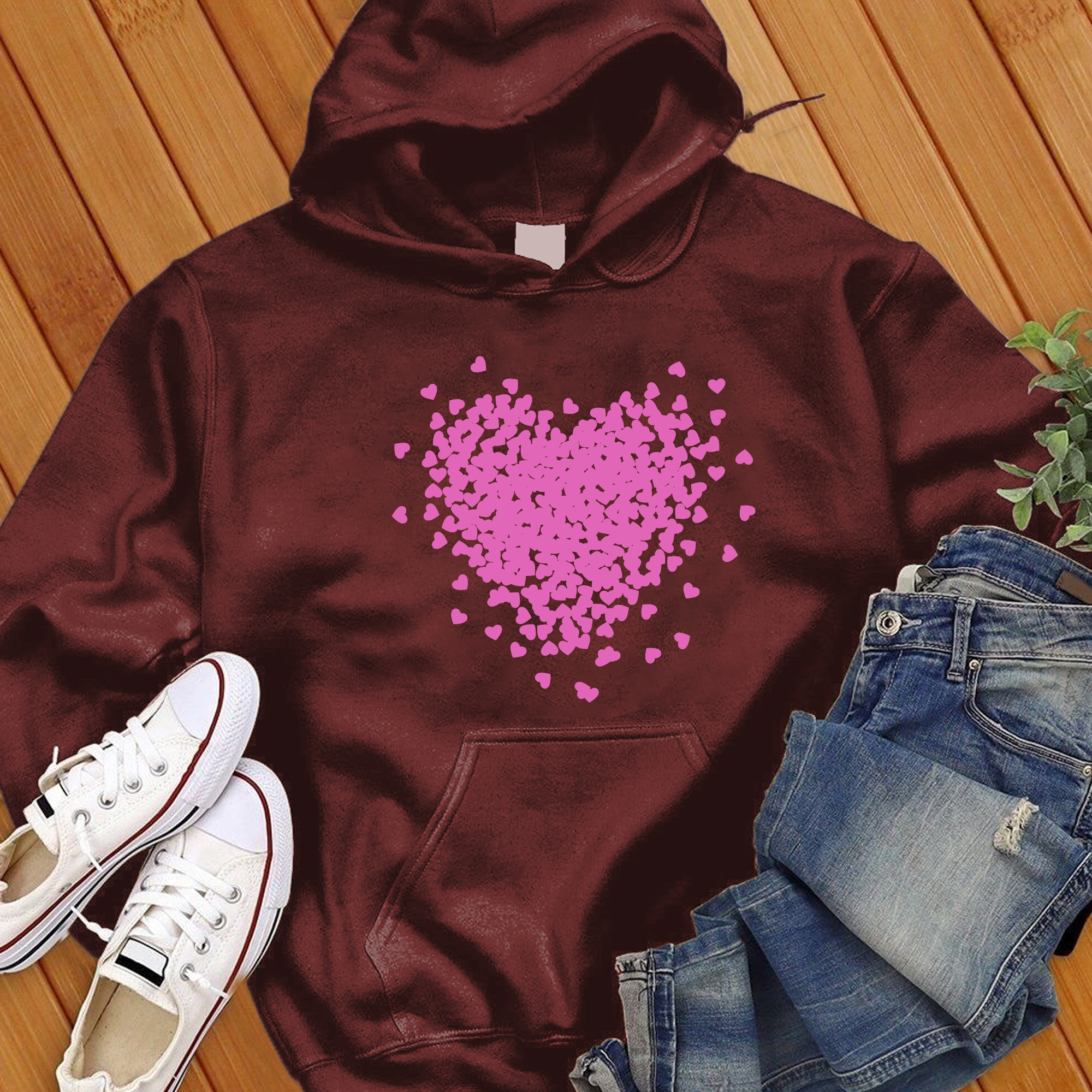 Heart Splatter Hoodie