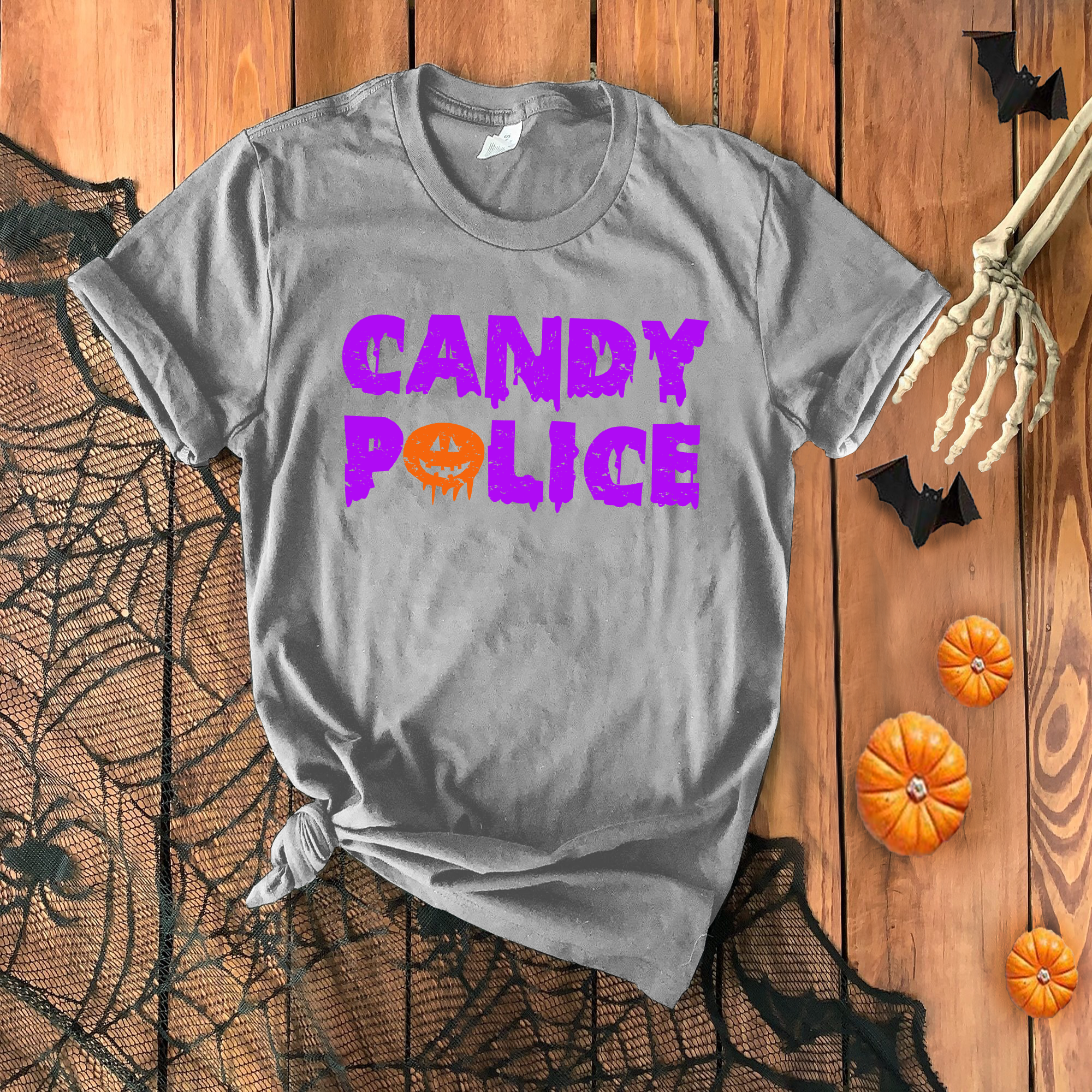 Candy Police Pumpkin Tee