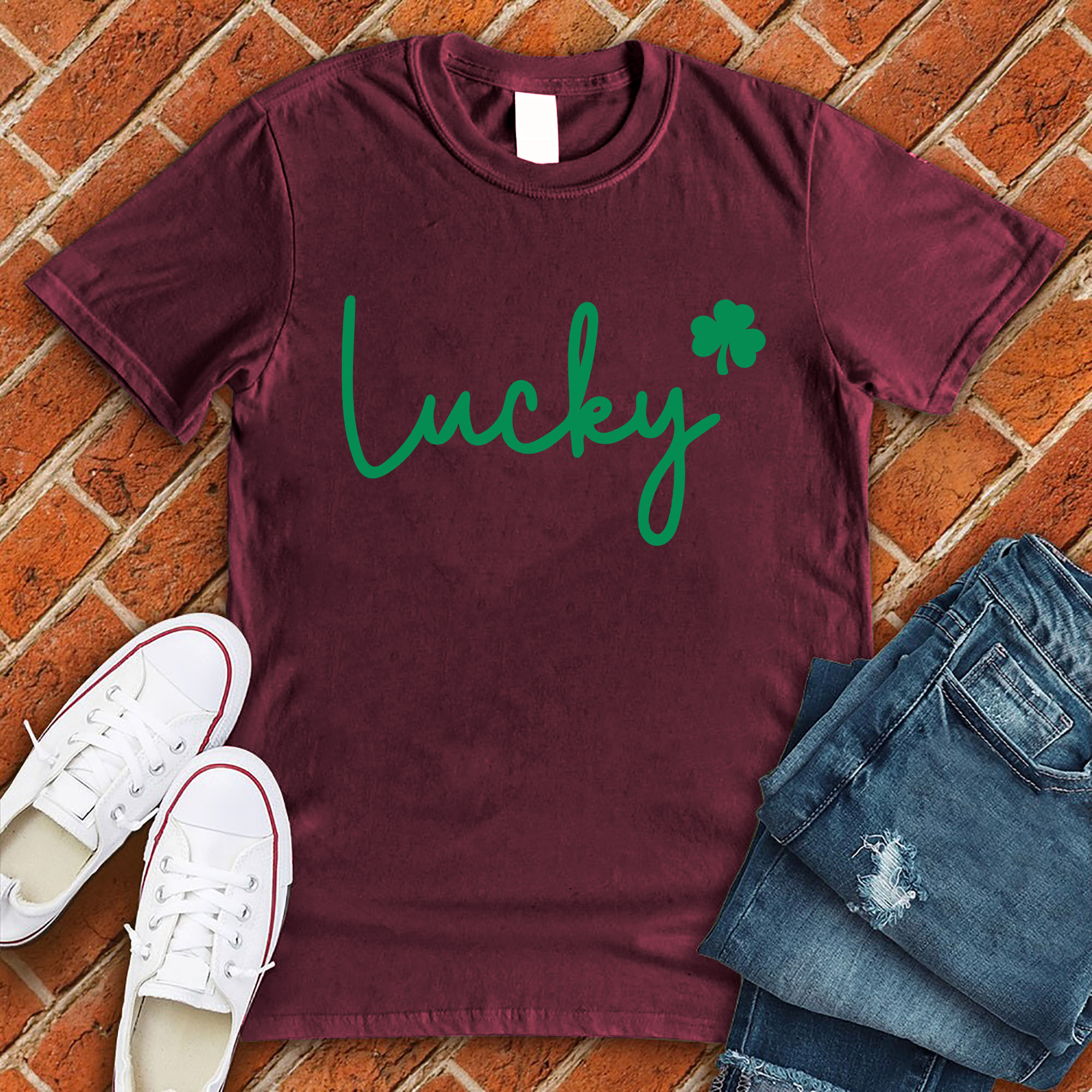 Lucky 4 Leaf Clover Tee