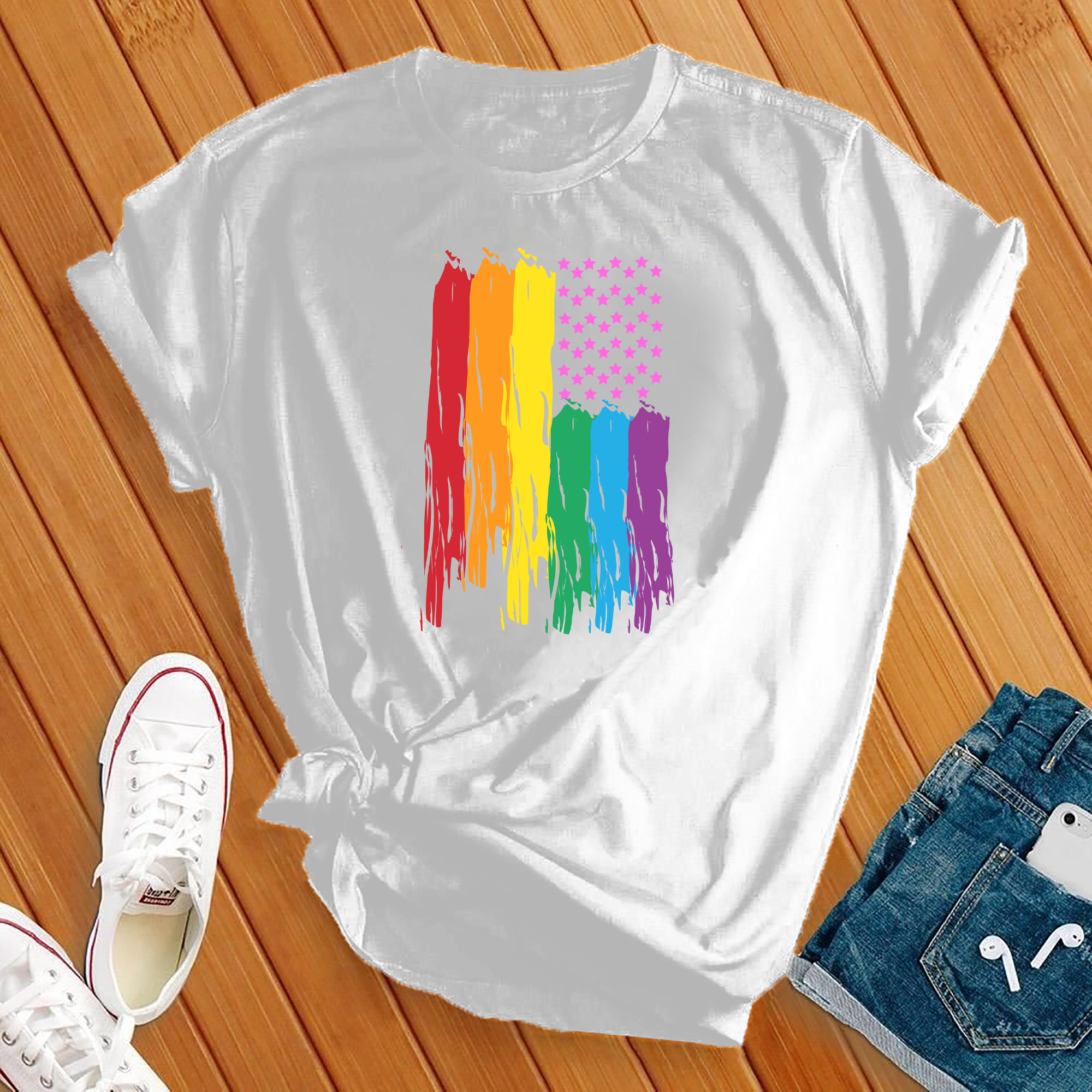 Pride Flag Tee