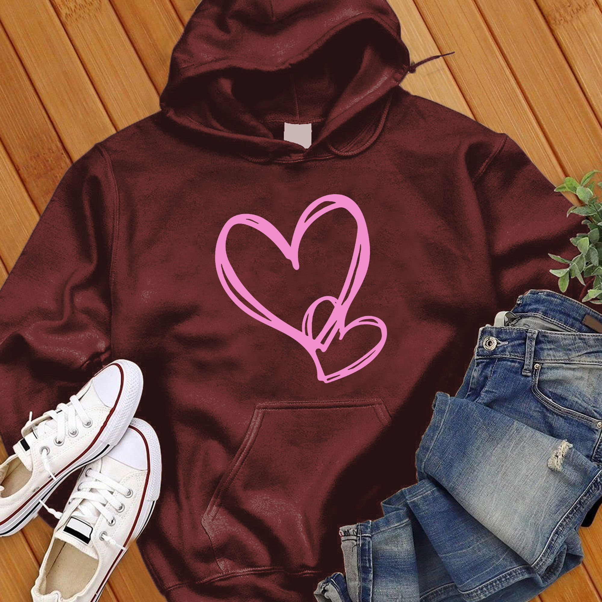 Cute Hearts Hoodie