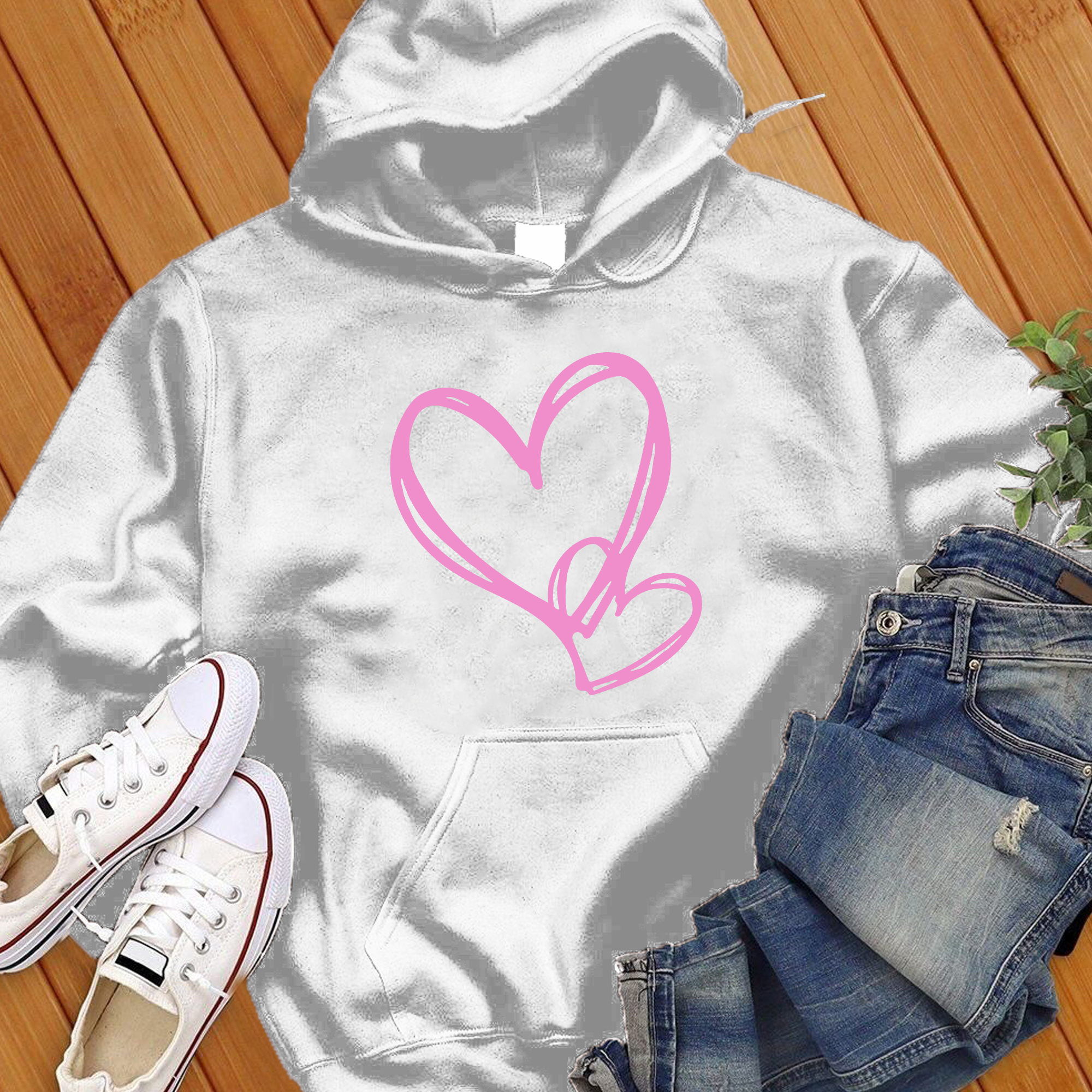 Cute Hearts Hoodie