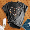 Christmas Cats Heart Tee